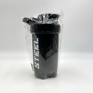 Shaker Bottle STEEL SUPPLEMENTS Special Edition‎ 12oz - NEW IN PACKAGING